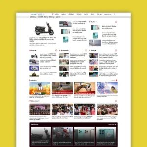 taazatime news website template